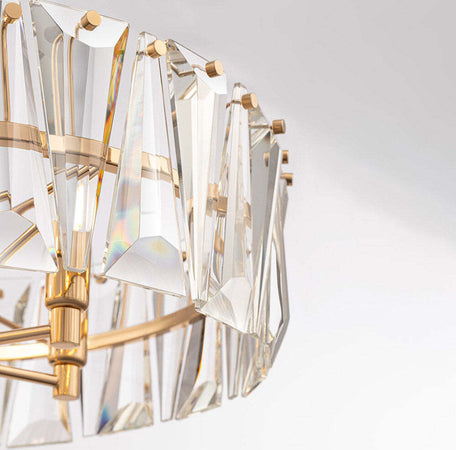 Lampadario-Contemporaneo-Puntes-Metallo-Oro-6-Luci