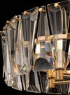 Lampadario-Contemporaneo-Puntes-Metallo-Oro-6-Luci