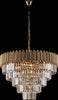 Lampadario-Contemporaneo-Ravel-Oro-9-Luci-E14