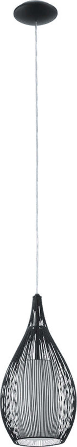Lampadario-Contemporaneo-Razoni-1-Luce-Acciaio-Nero