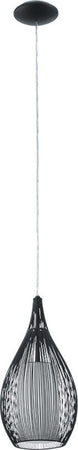 Lampadario-Contemporaneo-Razoni-1-Luce-Acciaio-Nero