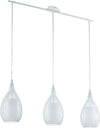 Lampadario-Contemporaneo-Razoni-3-Luci-Acciaio-Bianco