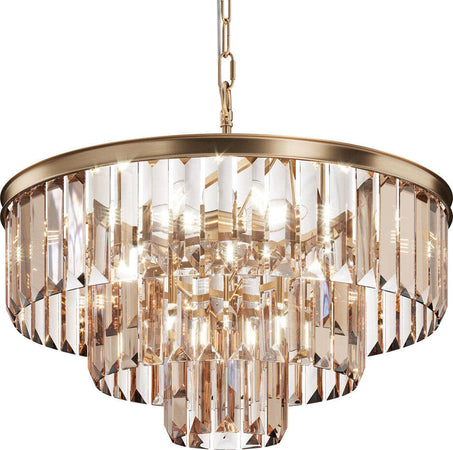 Lampadario-Contemporaneo-Revero-Metallo-Oro-7-Luci