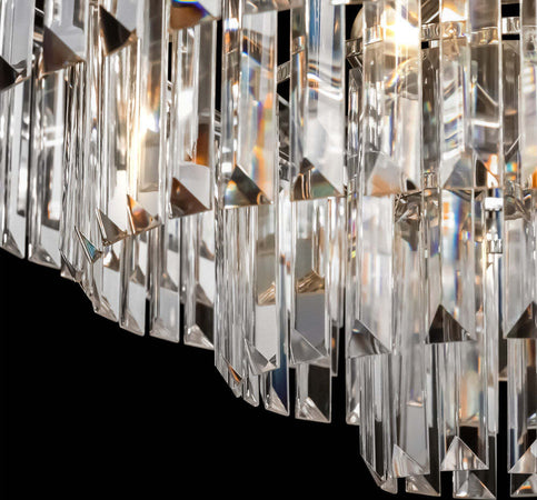 Lampadario-Contemporaneo-Revero-Metallo-Ottone-12-Luci-Diffusori-Vetro