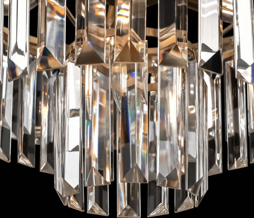 Lampadario-Contemporaneo-Revero-Metallo-Ottone-7-Luci-Diffusori-Vetro