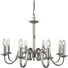 Lampadario-Contemporaneo-Richmond-Acciaio-Argento-8-Luci-E14
