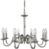 Lampadario-Contemporaneo-Richmond-Acciaio-Argento-8-Luci-E14