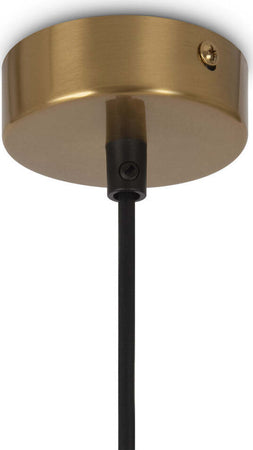 Lampadario-Contemporaneo-Ring-Metallo-Ottone-4-Luci-E-Diffusori-Bianchi