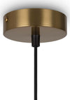 Lampadario-Contemporaneo-Ring-Struttura-E-Rosone-Metallo-Ottone-6-Luci