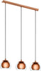 Lampadario-Contemporaneo-Rocamar-3-Luci-Acciaio-Rame