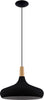 Lampadario-Contemporaneo-Sabinar-Grande-1-Luce-Metallo-Nero-E-Marrone