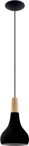 Lampadario-Contemporaneo-Sabinar-Piccolo-1-Luce-Metallo-Nero-E-Marrone