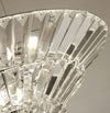 Lampadario-Contemporaneo-Savana-Acciaio-Cromo-Vetro-Trasparente-8-Luci-G9