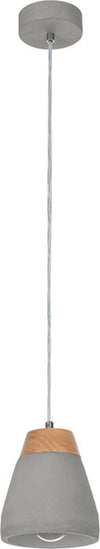 Lampadario-Contemporaneo-Tarega-1-Luce-Acciaio-Grigio