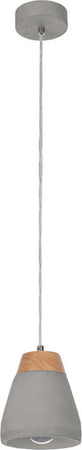 Lampadario-Contemporaneo-Tarega-1-Luce-Acciaio-Grigio