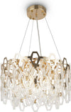 Lampadario-Contemporaneo-Tissage-Metallo-Oro-7-Luci