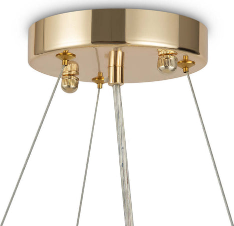 Lampadario-Contemporaneo-Tissage-Metallo-Oro-7-Luci