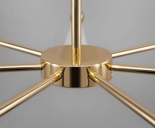 Lampadario-Contemporaneo-Vesper-In-Metallo-Bianco-E-Oro-14-Luci