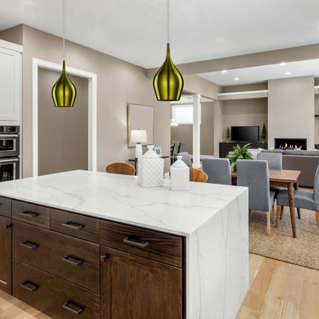 Lampadario-Contemporaneo-Vibrante-Alluminio-Verde-12-Luci-E14