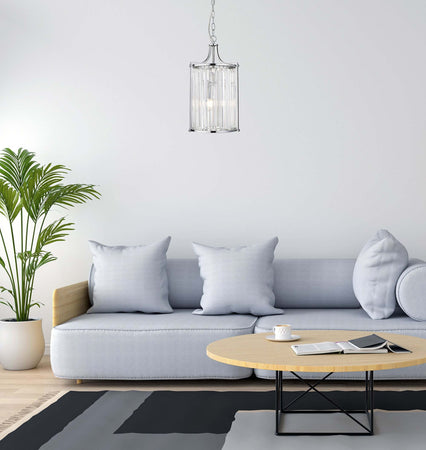 Lampadario-Contemporaneo-Victoria-Acciaio-Cromo-Vetro-2-Luci-E14