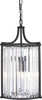 Lampadario-Contemporaneo-Victoria-Acciaio-Nero-Vetro-2-Luci-E14