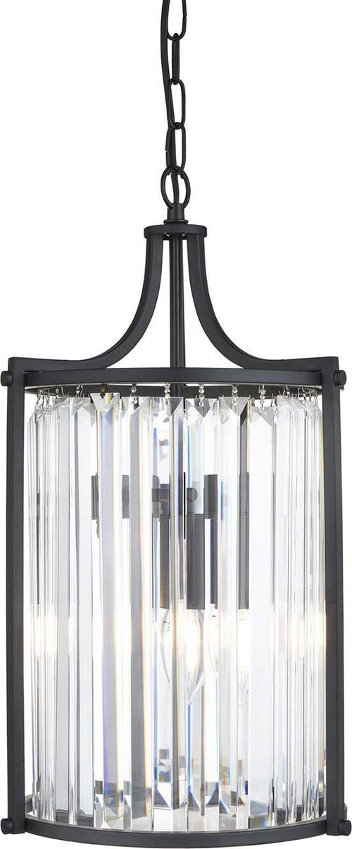 Lampadario-Contemporaneo-Victoria-Acciaio-Nero-Vetro-2-Luci-E14