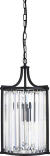 Lampadario-Contemporaneo-Victoria-Acciaio-Nero-Vetro-2-Luci-E14