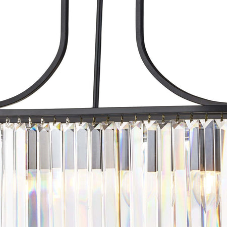 Lampadario-Contemporaneo-Victoria-Acciaio-Nero-Vetro-5-Luci-E27