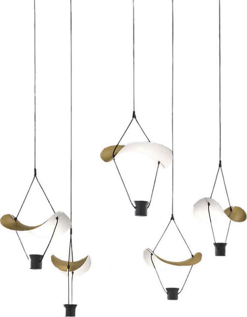 Lampadario-Contemporaneo-Vollee-Metallo-Oro-Led-31W