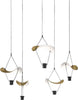 Lampadario-Contemporaneo-Vollee-Metallo-Oro-Led-31W