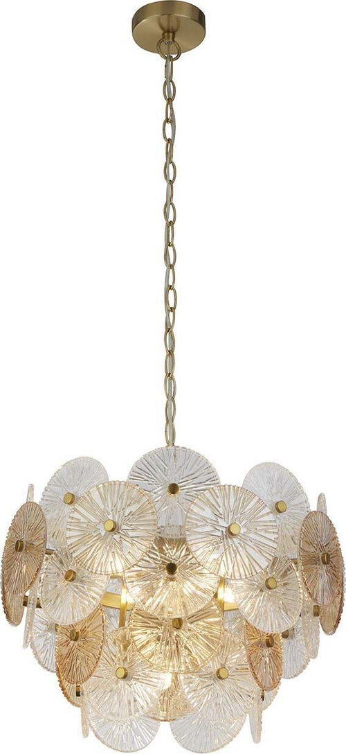 Lampadario-Contemporaneo-Wagon-Acciaio-Bronzo-Vetro-5-Luci-G9