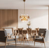 Lampadario-Contemporaneo-Wagon-Acciaio-Bronzo-Vetro-5-Luci-G9