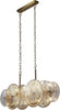 Lampadario-Contemporaneo-Wagon-Wheel-Acciaio-Adjustable-Vetro-10-Luci-G9
