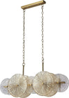 Lampadario-Contemporaneo-Wagon-Wheel-Acciaio-Adjustable-Vetro-10-Luci-G9