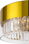 Lampadario-Contemporaneo-Wonderland-Acciaio-Oro-4-Luci-Diffusori-Vetro