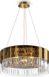 Lampadario-Contemporaneo-Wonderland-Acciaio-Oro-6-Luci-Diffusori-Vetro