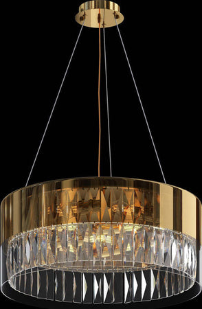 Lampadario-Contemporaneo-Wonderland-Acciaio-Oro-6-Luci-Diffusori-Vetro