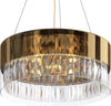 Lampadario-Contemporaneo-Wonderland-Acciaio-Oro-6-Luci-Diffusori-Vetro