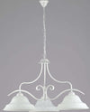 Lampadario-Country-Chic-3-Luci-Ferro-Battuto-e-Vetro-Bianco-e-Argento-Serie-Atene