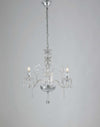 Lampadario Cristallo Cromo 3Xe14 60X65Cm Illuminazione/Illuminazione per interni/Lampadari lampade a sospensione e plafoniere/Lampadari Led Mall Home - Napoli, Commerciovirtuoso.it
