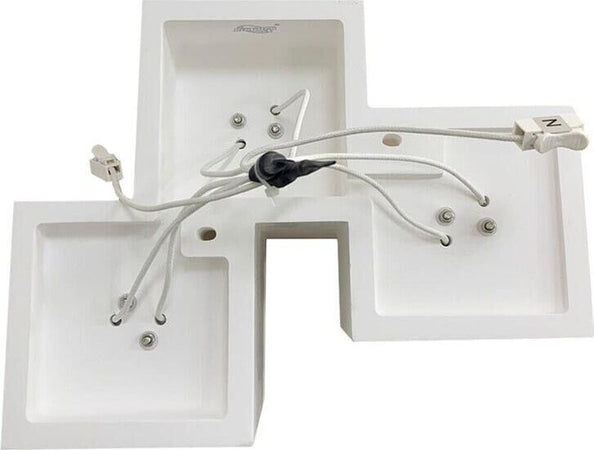 Lampadario-Da-Soffitto-3-Cubi-In-Gesso-Verniciabile-Supporto-Per-Faretto-Gu10-Universo