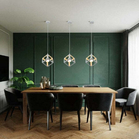 Lampadario Da Soffitto A Sospensione A Forma Di Cubo 3d Portalampada E27 A24 Illuminazione/Illuminazione per interni/Lampadari lampade a sospensione e plafoniere/Lampade a sospensione Trade Shop italia - Napoli, Commerciovirtuoso.it