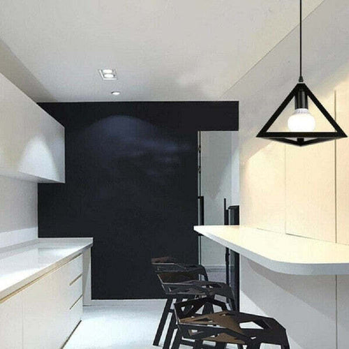 Lampadario-Da-Soffitto-A-Sospensione-Forma-Di-Triangolo-3d-Portalampada-E27-A35