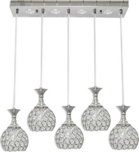Lampadario Da Soffitto A Sospensione Plafoniera Sfere Cristalli Attacco G9 B26 Illuminazione/Illuminazione per interni/Lampadari lampade a sospensione e plafoniere/Lampade a sospensione Trade Shop italia - Napoli, Commerciovirtuoso.it