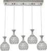 Lampadario Da Soffitto A Sospensione Plafoniera Sfere Cristalli Attacco G9 B26 Illuminazione/Illuminazione per interni/Lampadari lampade a sospensione e plafoniere/Lampade a sospensione Trade Shop italia - Napoli, Commerciovirtuoso.it
