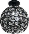 Lampadario-Da-Soffitto-A-Sospensione-Plafoniera-Sfere-Cristallo-Lampada-E27-C23