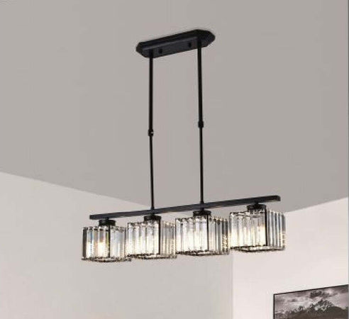 Lampadario Da Soffitto E27 Sospensione 4 Cubi Design Moderno Metallo Nero A32-4 Illuminazione/Illuminazione per interni/Lampadari lampade a sospensione e plafoniere/Lampadari Trade Shop italia - Napoli, Commerciovirtuoso.it