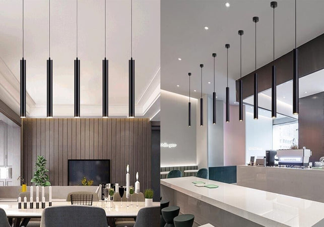 Lampadario-Da-Soffitto-Led-Luce-Bianca-3-Watt-Stile-Moderno-Nero-A11-nf-Universo