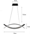 Lampadario Da Soffitto Moderno 2 Linee Curve Incrociate Luce Calda 3000k Lp-27n Casa, arredamento e bricolage > Illuminazione da interno > Lampadari Trade Shop italia - Napoli, Commerciovirtuoso.it