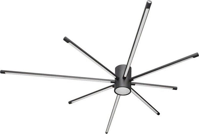 Lampadario-Da-Soffitto-Plafoniera-Led-Luce-Bianca-42-Watt-Moderno-Nero-Pn27nf